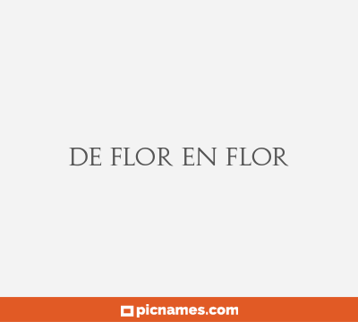 De Flor en Flor